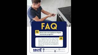 Introducing our new Appliance Repair Technician program! #MNTC #MinnesotaTradeCareers #shorts
