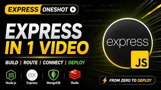 Learn Express.js in One Video 🔥 | Complete Backend Course for Beginners