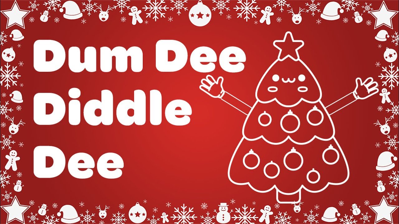 Dum Dee Diddle Dee Christmas Tree Song with Lyrics 🎄 YouTube