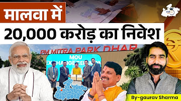 मालवा में 20,000 करोड़ का निवेश! विकास की नई उड़ान | by Gaurav Sir | MPPSC StudyIQ