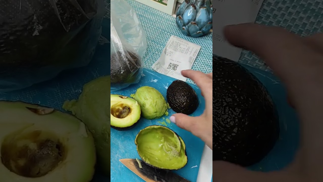 Купила страшненькие авокадо 🥑 в 🚦 Светофоре, разрезала дома, а там  Хасс! 👍👍👍😳💁🏼‍♀️