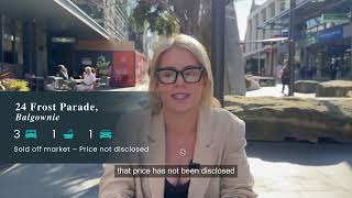 Weekly Balgownie and Market Surrounds Update - September 18th