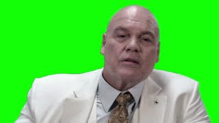 Wilson Fisk Kingpin "never forget, I love New York" Daredevil Born Again green screen