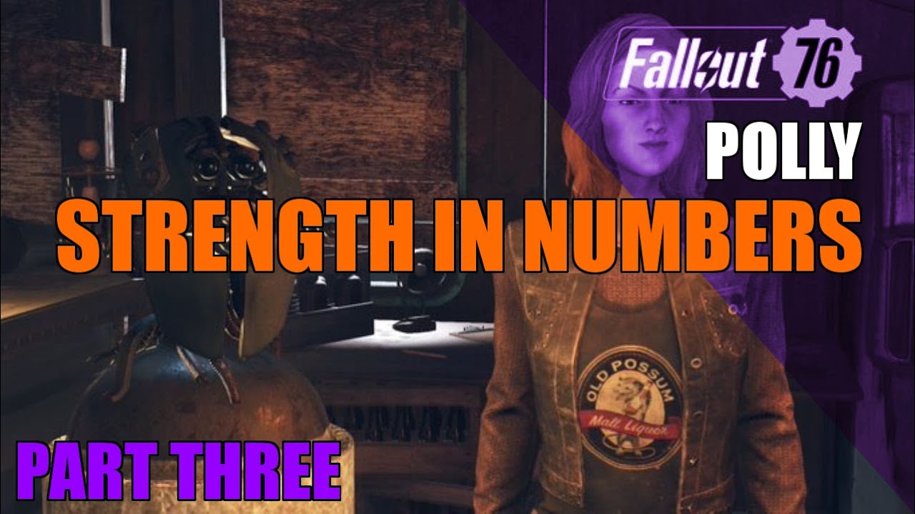 FALLOUT 76 WASTELANDERS DLC - GAULEY MINE & STRENGTH IN NUMBERS QUEST