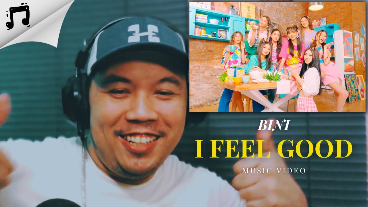 reaction 👉 #BINI : 'I Feel Good' Official Music Video - YouTube