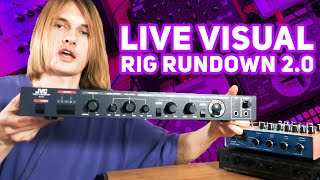 [old] My Analog Video Glitch / Resolume VJ Rig Rundown (2022) screenshot 5