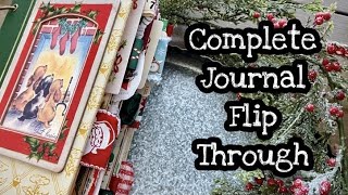 Complete Journal Flip Through Video / Chatty Version Junk Journal Flip Through / Easy Journal Layout