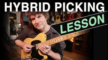 GUITAR LESSON - Hybrid Picking Blues Lick