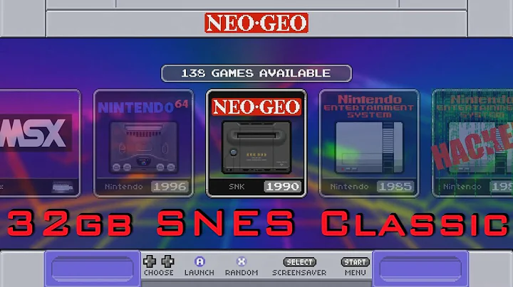 32gb SNES Classic Theme V.1.2 All The Bells & Whistles