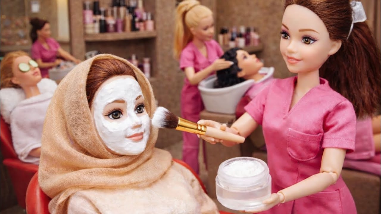 Village Wedding Special 💍 Doll Parlor Beauty Treatment Doll Village ASMR