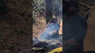 Man & Dog Alone in the Wild