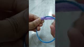 How to make old bangles new with just pipe cleaner. #diy #milkey