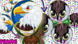 SOLO DESTROYING TEAMS | BAITING DOUBLESPLIT | REALTIME SPLITRUN - Best/Funny Agar.io Moments