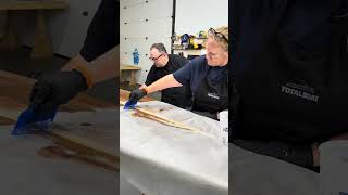 We Fiberglassed a @jarvisboards SUP Board!