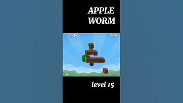 APPLE WORM LEVEL-15 🐛🍎#shorts