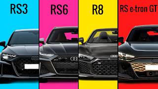 The 7 Fastest Audi Cars Explained in 10 minutes