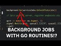 Backgrounds Jobs with Go Routines! - Golang Concurrency Example