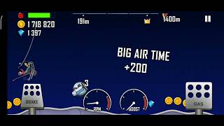 Hill climb racing 1 - chopper bike in moon road circus screenshot 3