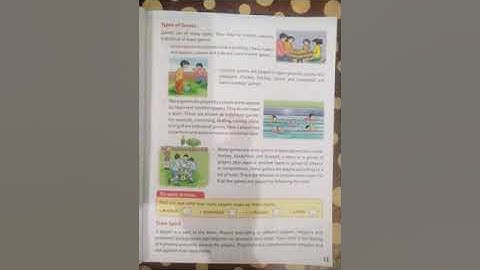 Class 5 EVS | Chapter 3 : Play Time