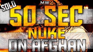 MW2 | Solo 54sec Nuke on Afghan!