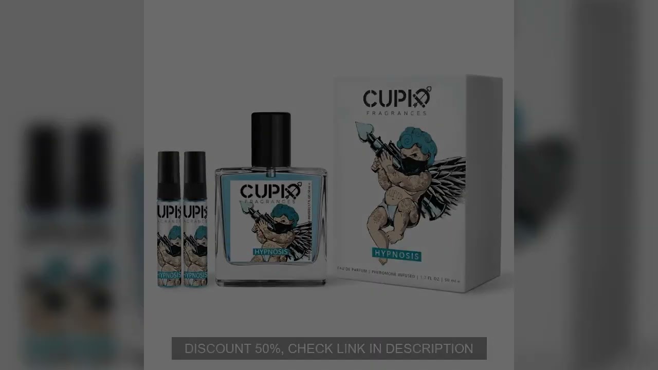 CUPID Fragrance 50ML Men's 2 in 1 Cologne Luxurious Scent for the Modern Gentleman Comes with 2*5ML