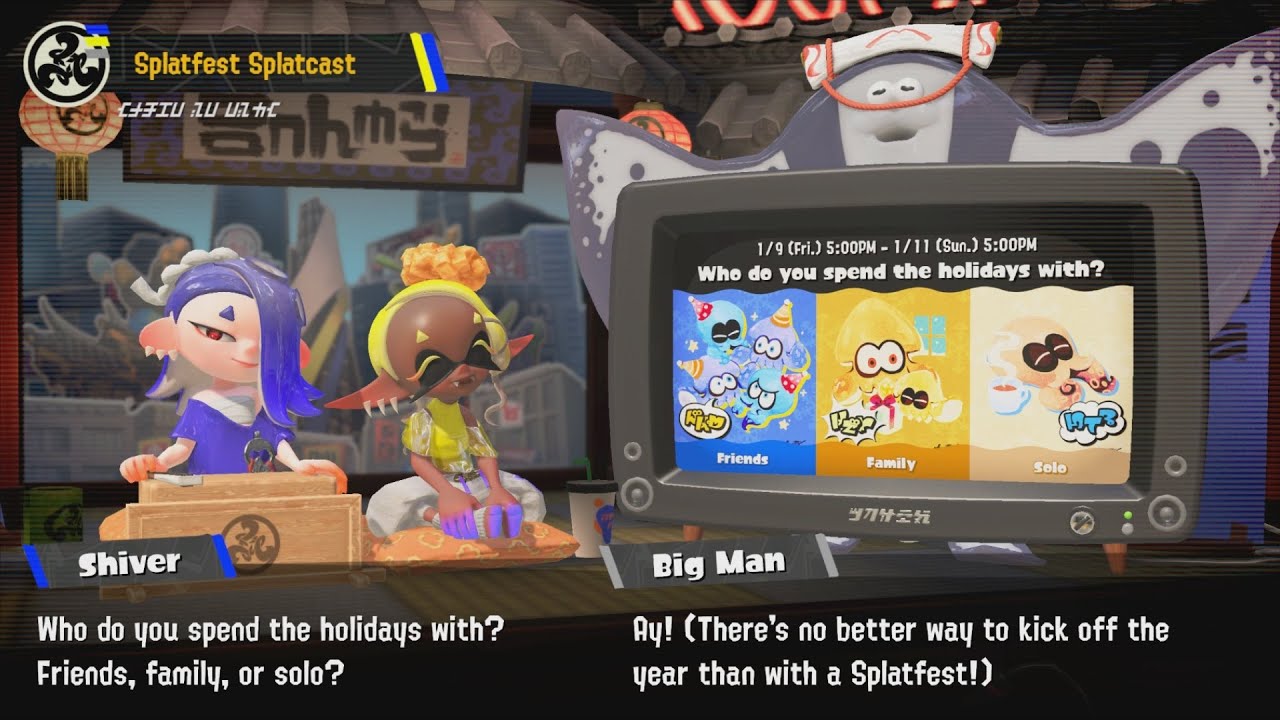 Splatoon 3 - Frosty Fest (2nd Rerun) Announcement (Jan. 2nd)