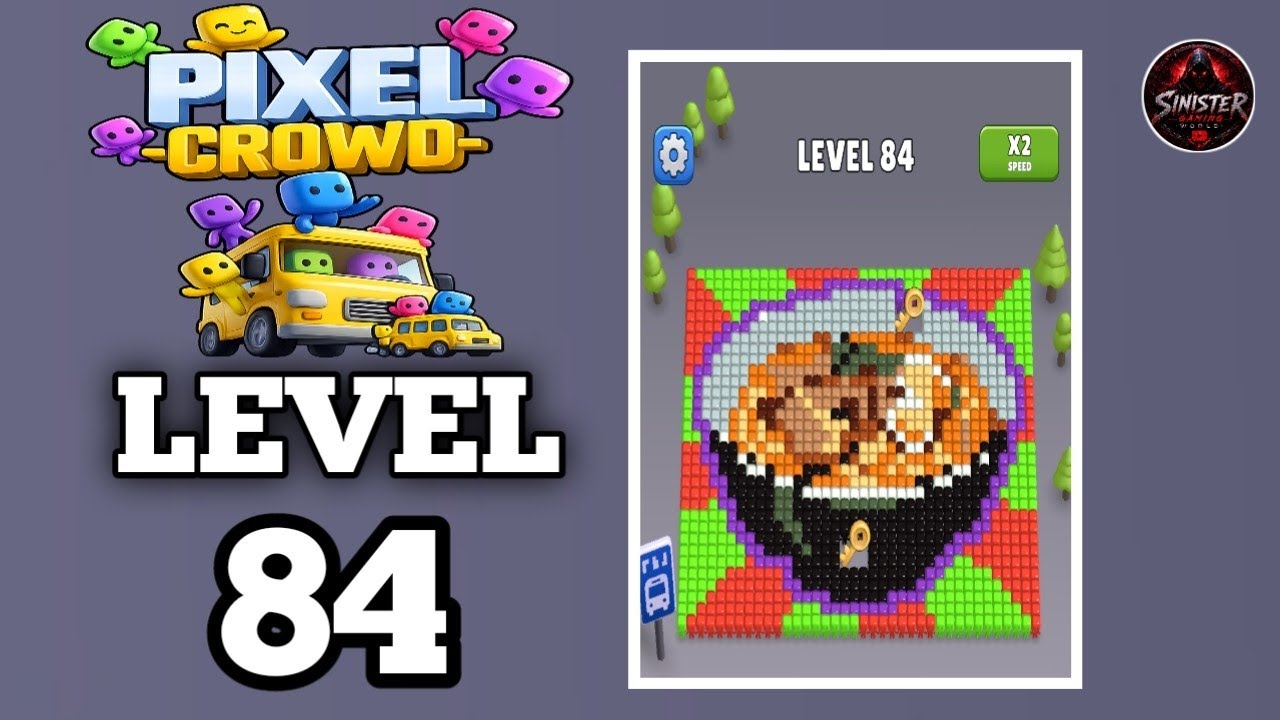 Pixel Crowd Level 84 Walkthrough Solution - YouTube