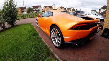 Lamborghini Huracan LP610-4 Blackvue DR650 Dash Camera Install by Dash-Cam Man Glasgow