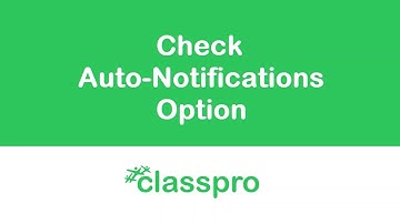 Check Auto-Notifications Settings