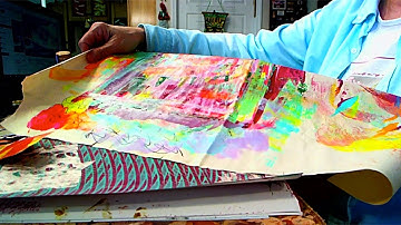 Art Journal Junk Backgrounds and Chit Chat