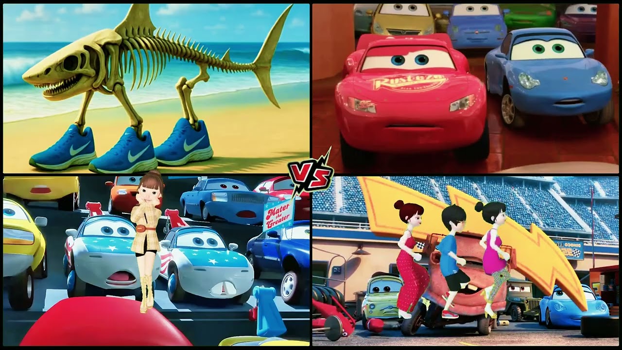 Lightning McQueen Battle - Coffin Dance Song vs Skibidi Toilet Song vs Sigma Boy Song!