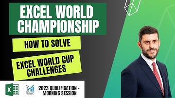 Excel World Championship 2023 - Qualification Round Live Attempt (Morning session)