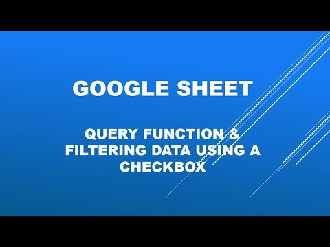 Google Sheet Query