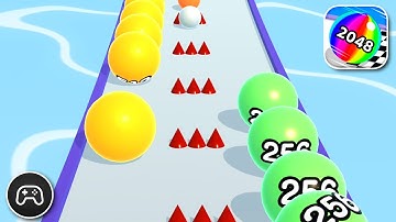 Ball Run 2048 - Gameplay Walkthrough Part 112 - Racing Game Levels 907-912 (iOS, Android)