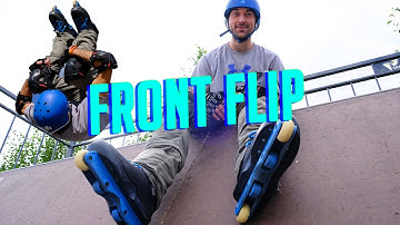 FRONT FLIP ON FLY BOX | GAME OF BLADE on aggressive inline skates