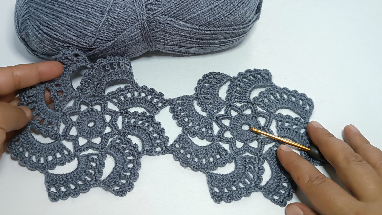 Вязание крючком подходит к любому изделию! Изготовление спирального мотива крючком