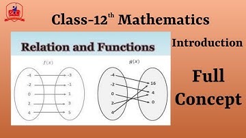 RELATIONS AND FUNCTIONS : Concepts + Revision || Class 12