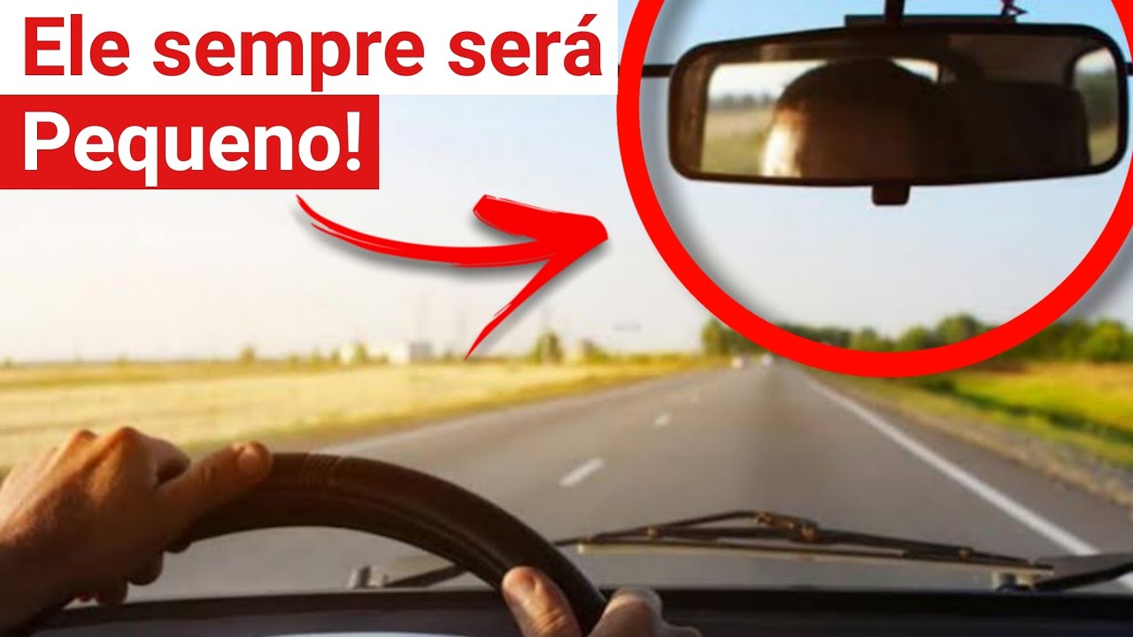 POR QUE O RETROVISOR É MENOR QUE O PARA-BRISA?