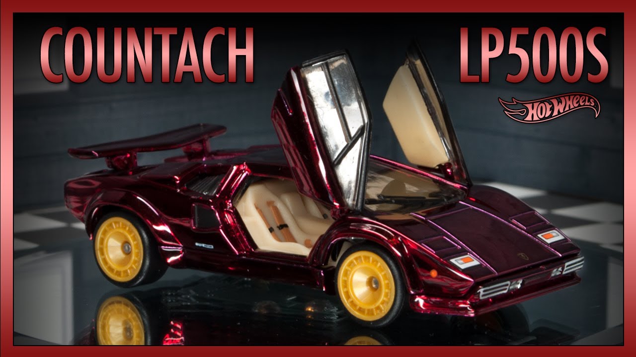 2019 Hot Wheels RLC Red Lamborghini Countach LP500S review - YouTube