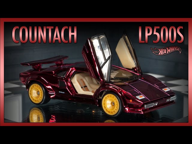 ミニカー Hot WheelsRLC Lamborghini CountachLP500S 2019 Hot Wheels RLC Red Lamborghini Countach LP500S review - YouTube