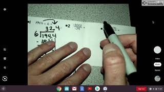 Dividing Rational Numbers - Decimals - Foldable Notes Part 1