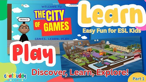 Koala Go Gameplay Tutorial | Part 1 – The City Of Games | Fun ESL Game for Kids