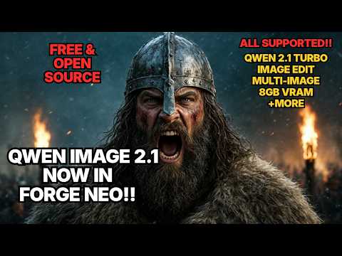 Qwen Image 2.1 Turbo in Stable Diffusion Forge Neo Tutorial (ComfyUI Alternative)
