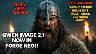 Qwen Image 2.1 Turbo in Stable Diffusion Forge Neo Tutorial (ComfyUI Alternative)