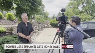 HELP TEAM: Former USPS employee gets money owed