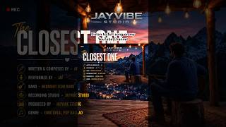 The Closest One - Jay ( official lysics video : Emotional Pop Ballad )