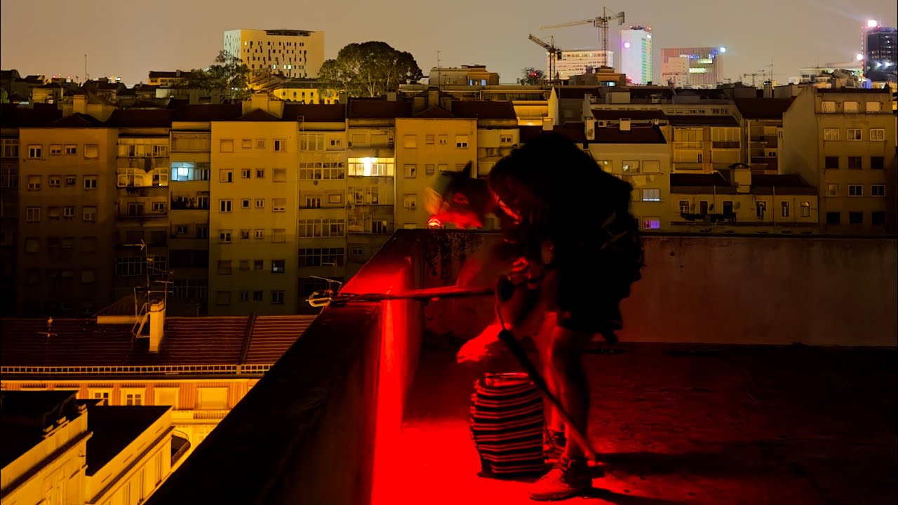 Graffiti Mission 91 - Rappel on 6 Story Building in the Heart of Lisboa