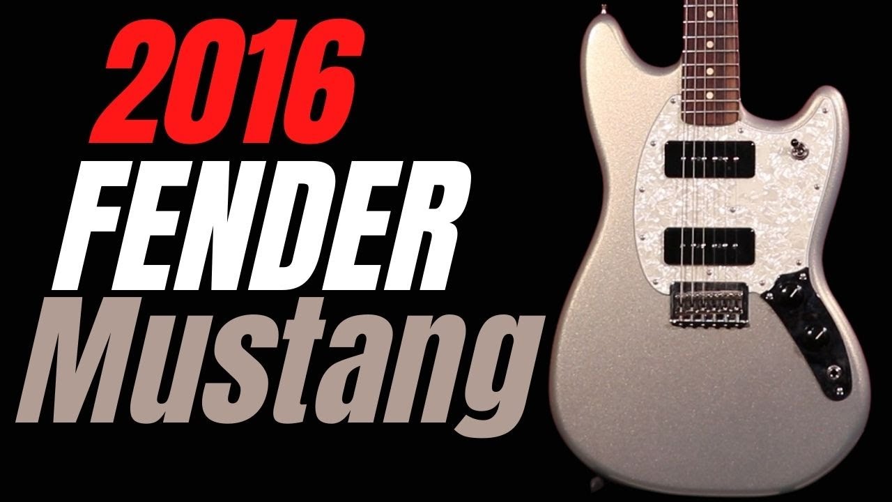 2016 Fender Mustang - Silver Sparkle and Soap Bar Pickups!