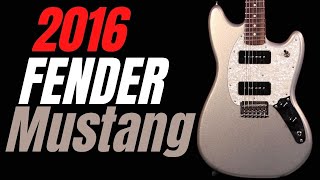 2016 Fender Mustang - Silver Sparkle and Soap Bar Pickups!