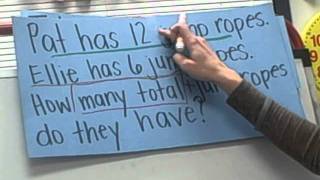 1st Grade Solving Story Problems with Magic Words AVI